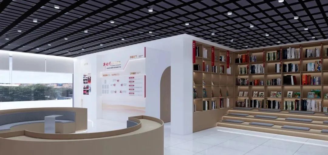 清遠展廳裝修設計_公海恩德黨群中心展廳設計