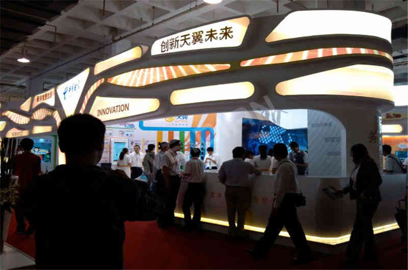 中國電信廣州展臺設計搭建