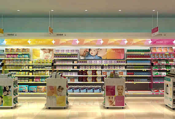 廣州展廳設計公司海王星辰終端形象藥店裝修設計 廣州展廳設計公司海王星辰終端形象藥店裝修設計