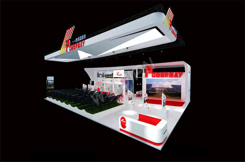 特裝展臺(tái)展覽設(shè)計(jì)公司助力保威能源成都國(guó)際太陽(yáng)能光伏及儲(chǔ)能技術(shù)展覽會(huì)PV chengdu廣州廣交會(huì)展臺(tái)搭建商