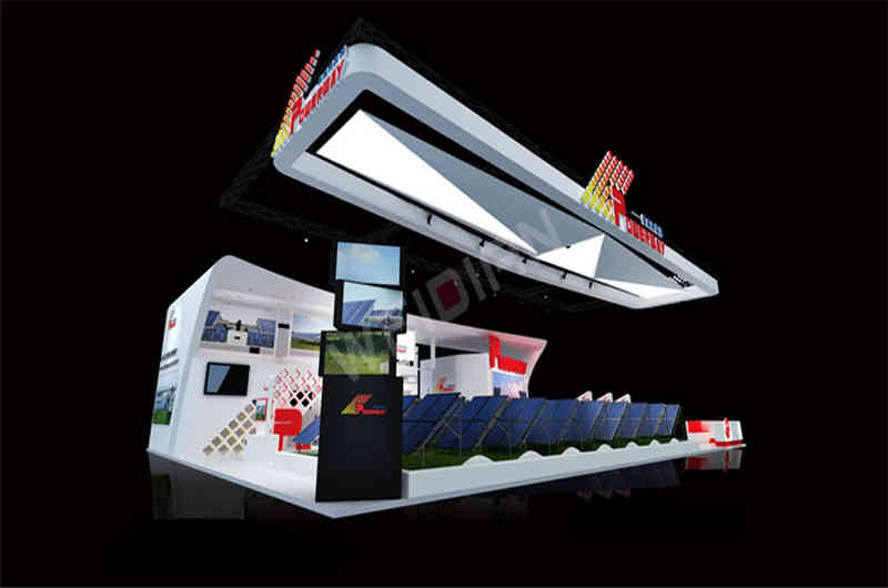 特裝展臺(tái)展覽設(shè)計(jì)公司助力保威能源成都國(guó)際太陽(yáng)能光伏及儲(chǔ)能技術(shù)展覽會(huì)PV chengdu廣州廣交會(huì)展臺(tái)搭建商