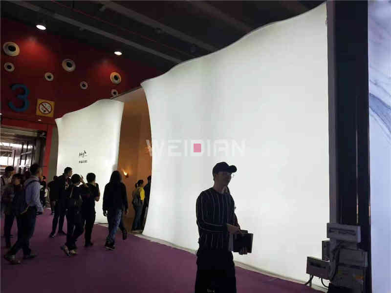 廣州展臺設(shè)計公司搭建鉑晶藝術(shù)上海國際尚品家居及室內(nèi)裝飾廣州展覽會展臺搭建