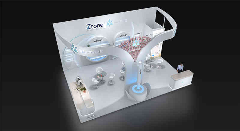 中利騰暉光伏科技有限公司參展上海新國際博覽中心展覽設計展臺搭建4