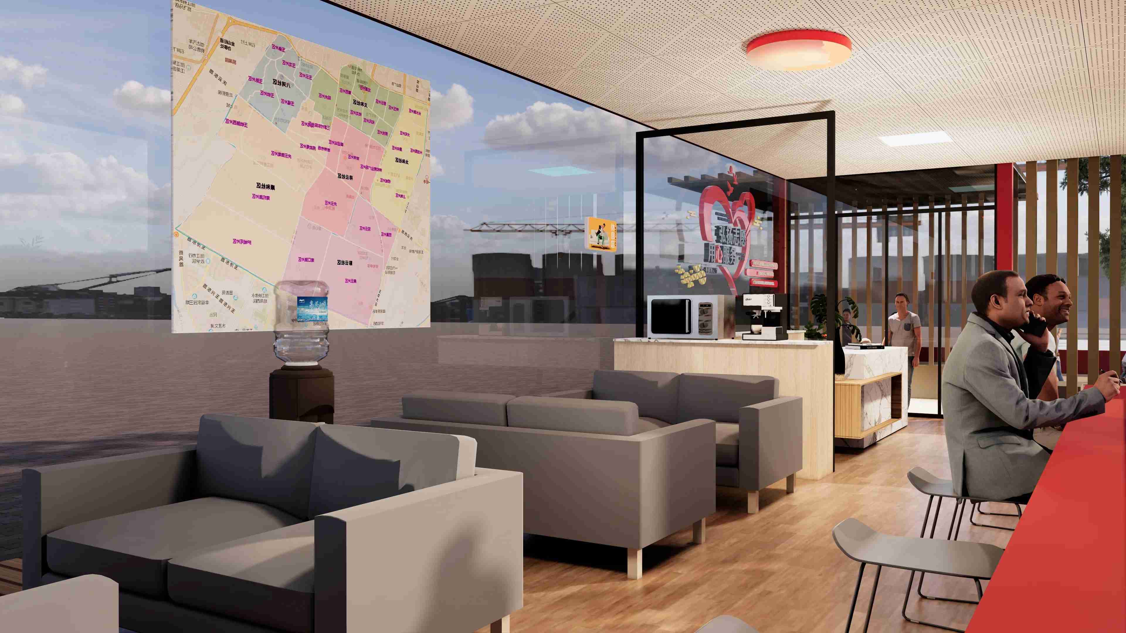 廣東佛山黨群服務驛站、廣東暖心驛站、廣東愛心驛站設計施工