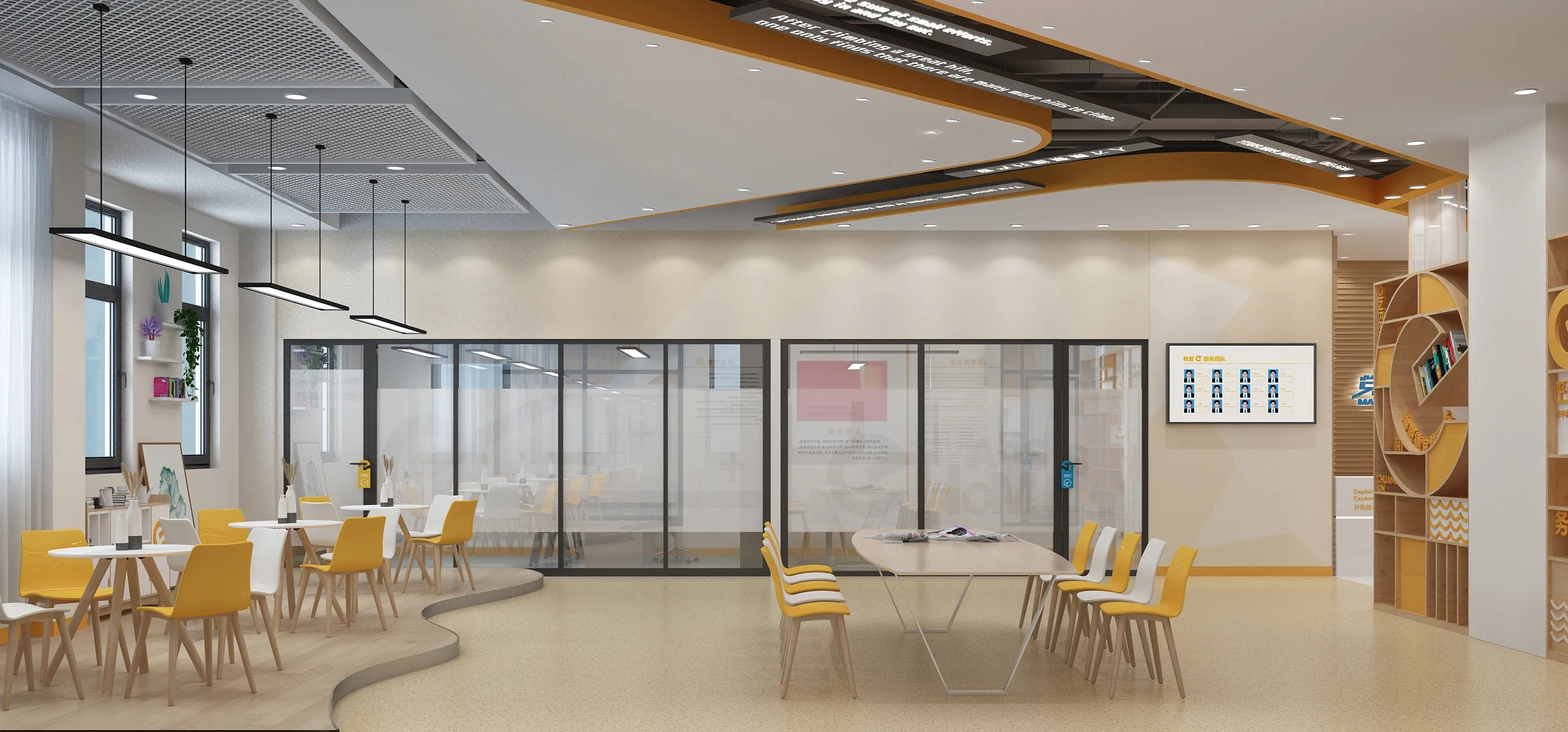 深圳產業(yè)園黨群驛家、黨建活動室設計、黨建服務中心、黨群社區(qū)服務中心